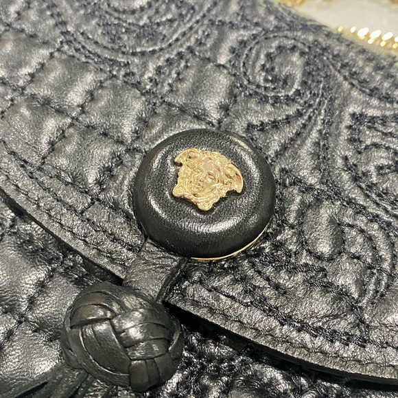 Authentic Versace "VANITAS" Clutch on Chain - Picture 3 of 13